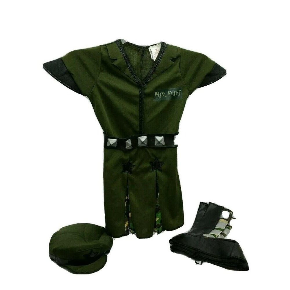Military Costume Cosplay Army Cadet Camo Camouflage Cap Hat Medium Halloween